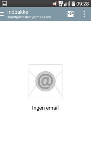 Din Gmail/Hotmail er klar til brug