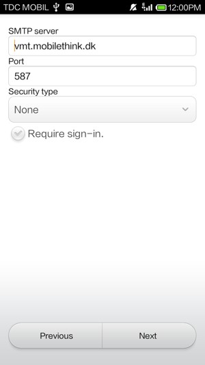 Uncheck the Require sign-in. checkbox and select Next