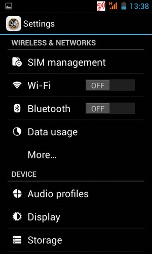 Select SIM management