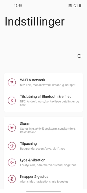 Vælg Wi-Fi & netværk