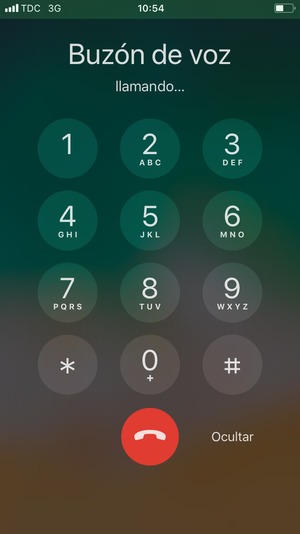 Tiza Posibilidades Exceder Acceso a correo de voz - Apple iPhone 8 - iOS 11 - Device Guides