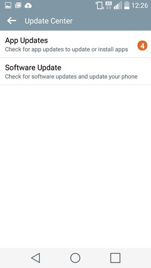 Select Software Update
