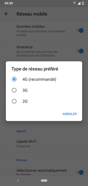 Sélectionnez votre option préférée