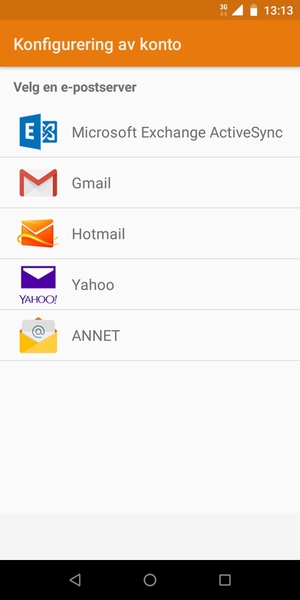 Velg Hotmail