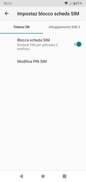Seleziona Kena Mobile e Modifica PIN SIM