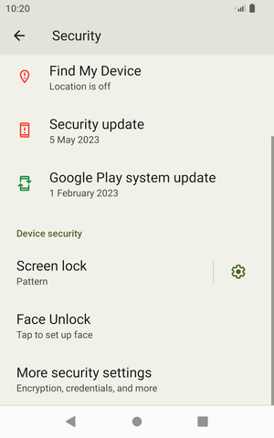 Your tablet is now secure with a screen lock