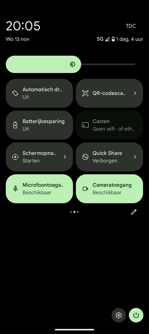 Selecteer Batterijbesparing