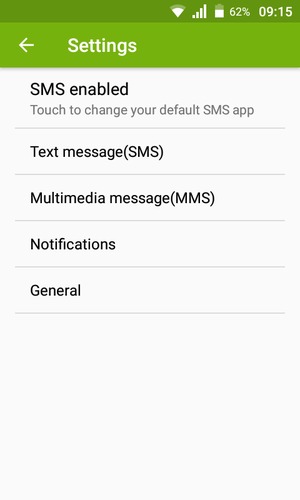 Select Text message(SMS)