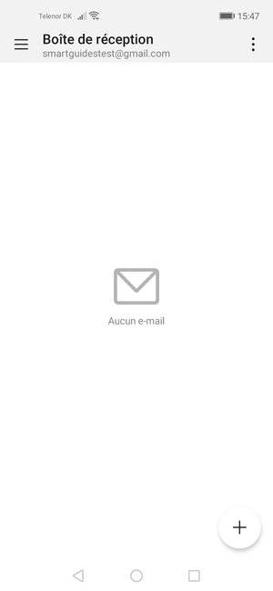 Votre messagerie Gmail est prête à l'emploi