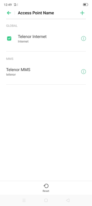 Your phone has now been set up to MMS