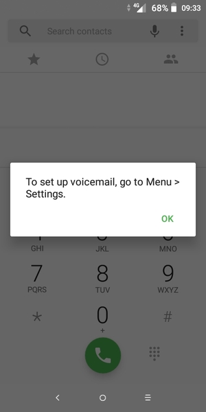 how to set up voicemail on alcatel phone