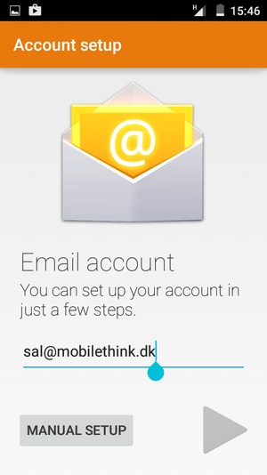 Enter your Email address and  select Next