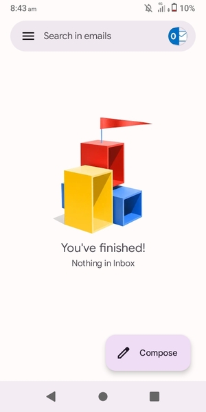 Your Hotmail is ready to use