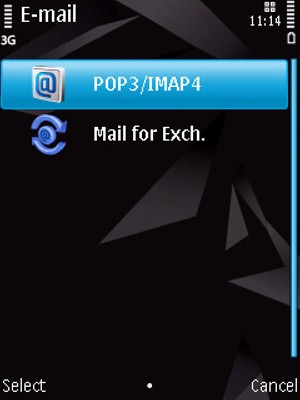 Select POP3/IMAP4