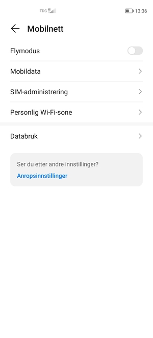 Velg Mobildata