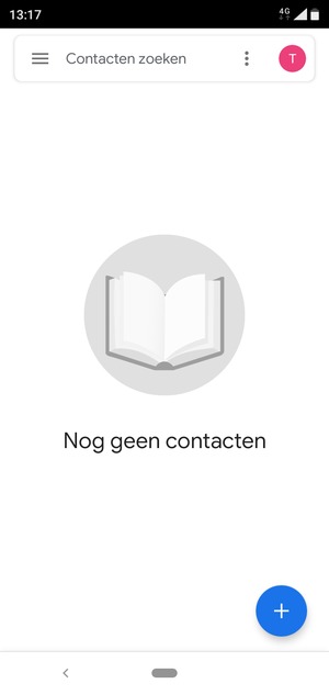 Selecteer de Menu-knop