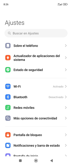 Seleccione Más opciones de conectividad