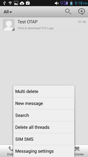 Select Messaging settings