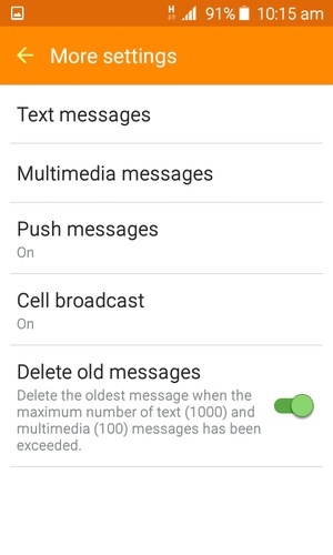 Select Text messages
