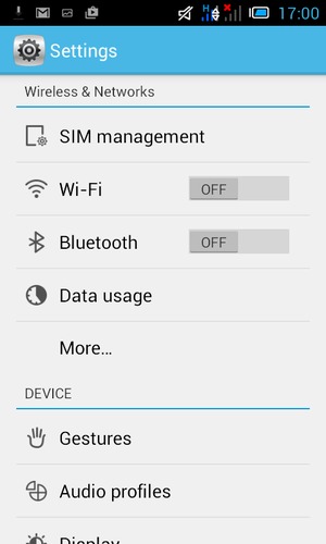 Select SIM management