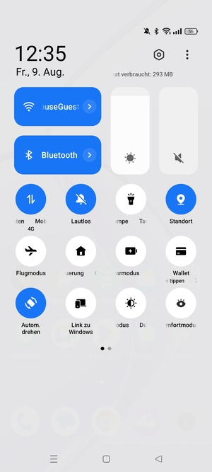 Schalten Sie WLAN und Bluetooth aus