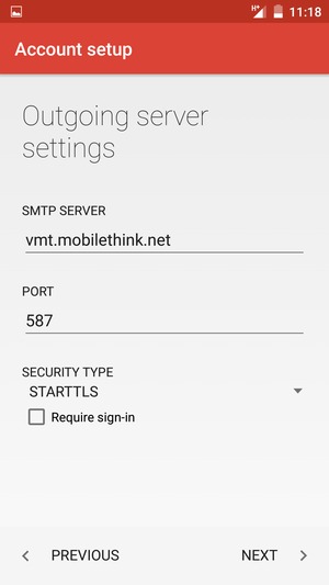 Turn off Require sign-in  and select SECURITY TYPE