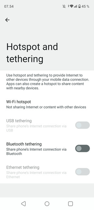 Select Wi-Fi hotspot