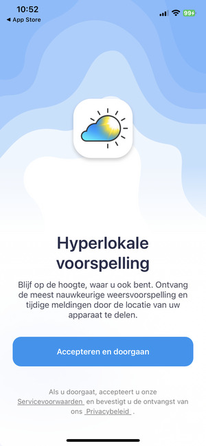 Uw app is klaar voor gebruik