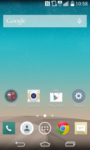 Return to the Home screen and select Apps