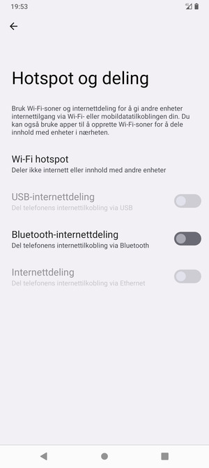 Velg Wi-Fi hotspot