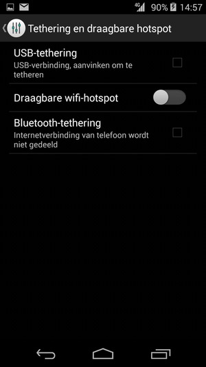 Selecteer Draagbare wifi-hotspot