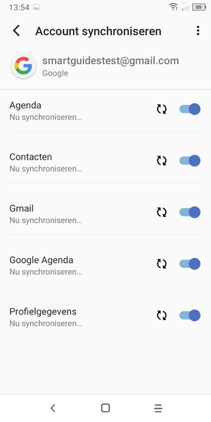 Uw contactpersonen van Google worden nu gesynchroniseerd met uw Alcatel