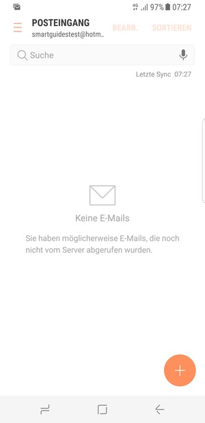 Ihr Hotmail Konto ist einsatzbereit