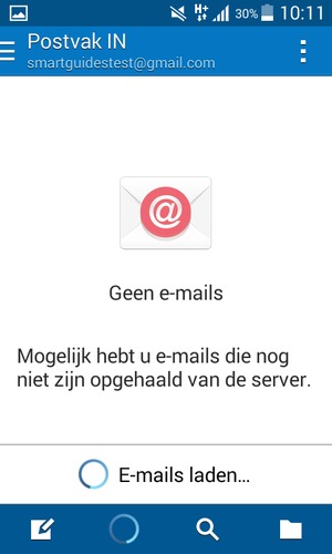 Uw Gmail/Hotmail is klaar voor gebruik