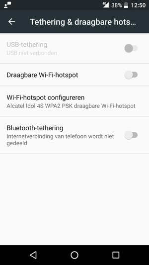 Selecteer Wi-Fi hotspot configureren