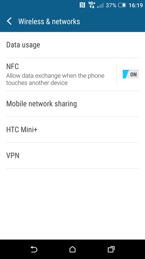 Select Mobile network sharing
