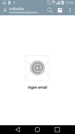 Din Gmail/Hotmail er klar til brug