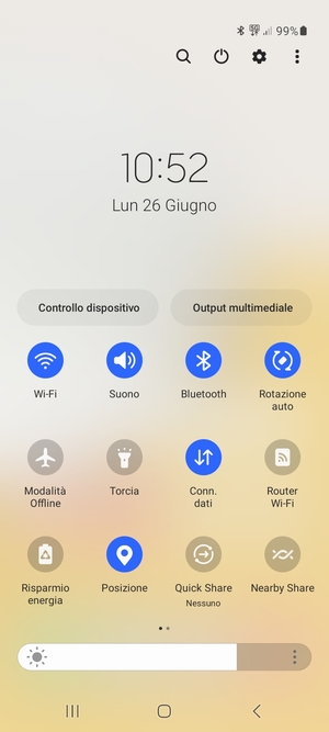 Disattiva Wi-Fi e Bluetooth