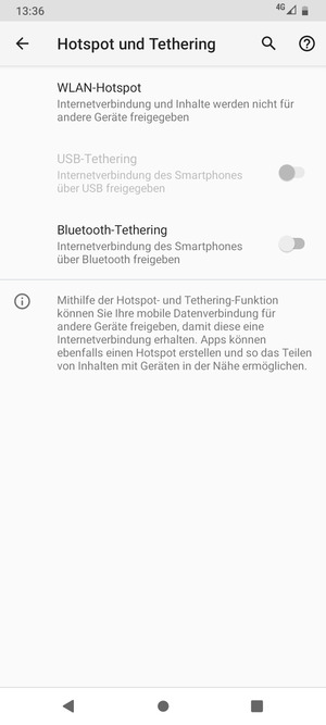 Wählen Sie WLAN-Hotspot