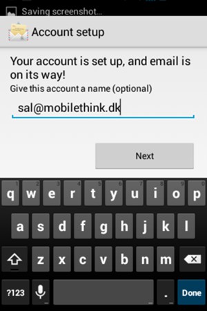 Give your account a name and select Next