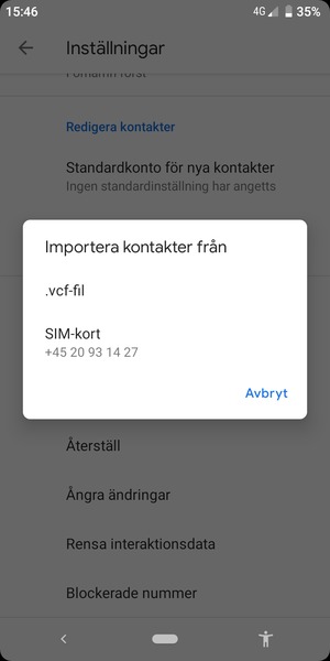 Välj SIM-kort