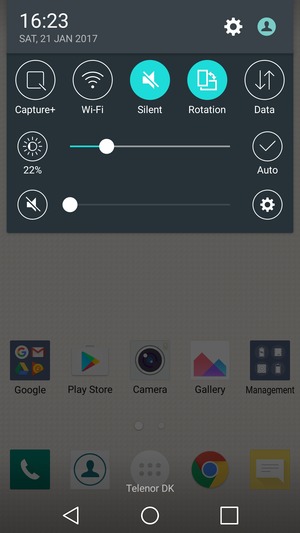 Select Silent to change to sound mode again
