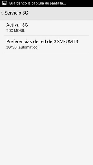 Seleccione Preferencias de red de GSM/UMTS