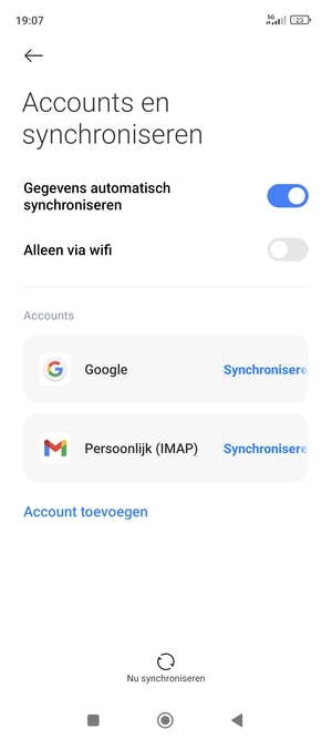 Selecteer Google