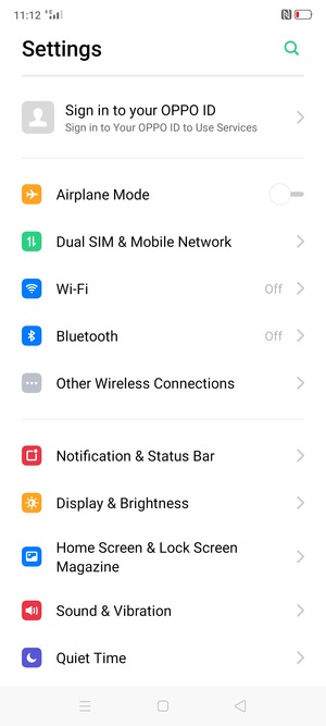 Select Dual SIM & Mobile Network