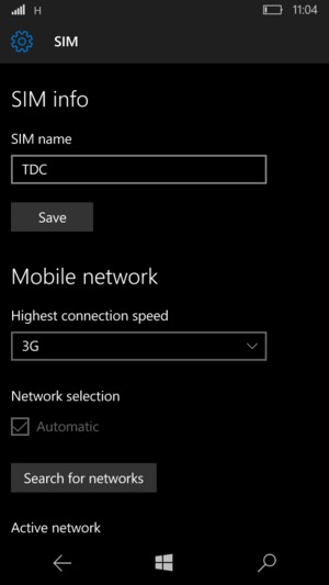 Select Highest connection speed