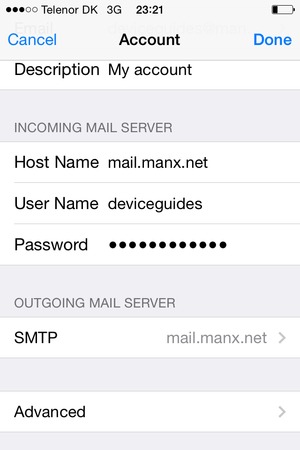 Select SMTP