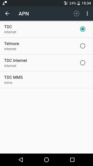 Il tuo telefono è ora stato configurato per gli MMS