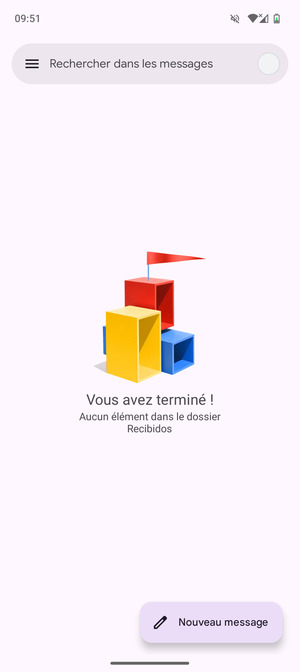 Votre messagerie Gmail est prête à l'emploi