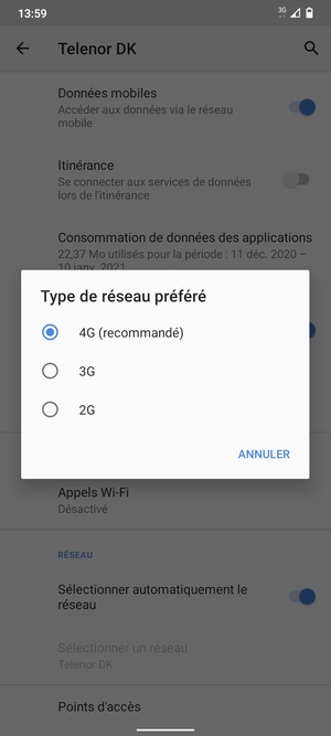 Sélectionnez votre option préférée